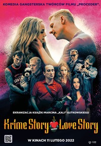 Plakat filmu Krime story. Love story